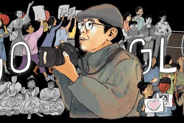 A Doodle that honored photographer and activist Corky Lee