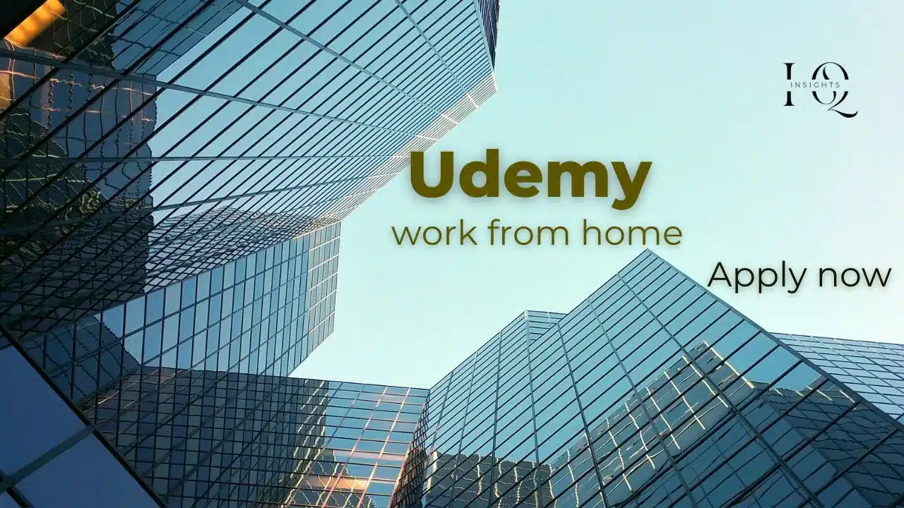 Udemy work from home jobs
