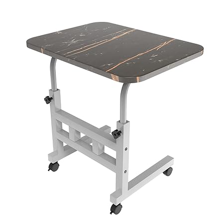 Portronics My Buddy D Wood Multipurpose Movable & Adjustable Table for Computer & Laptop(Black)