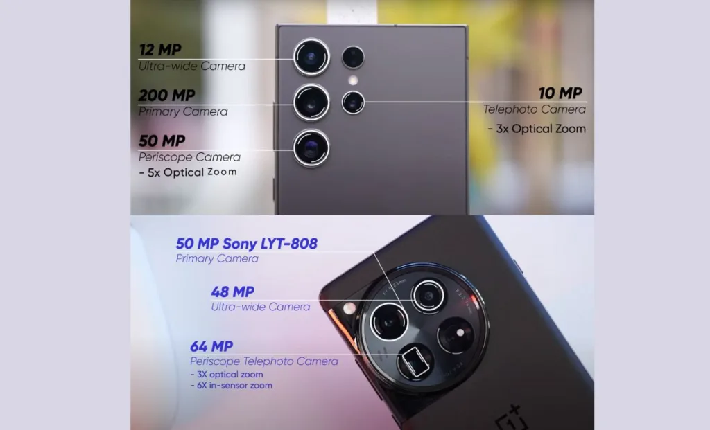 OnePlus 12 vs. Galaxy S24 Ultra Cameras