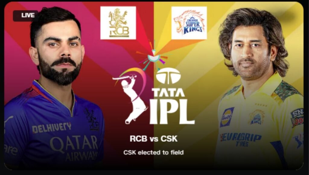RCB vs CSK Playoff Race Heats Up in Must-Win Clash