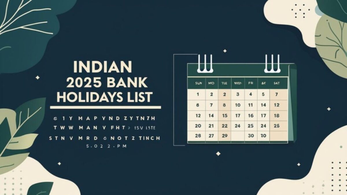 Bank Holidays List 2025 in India