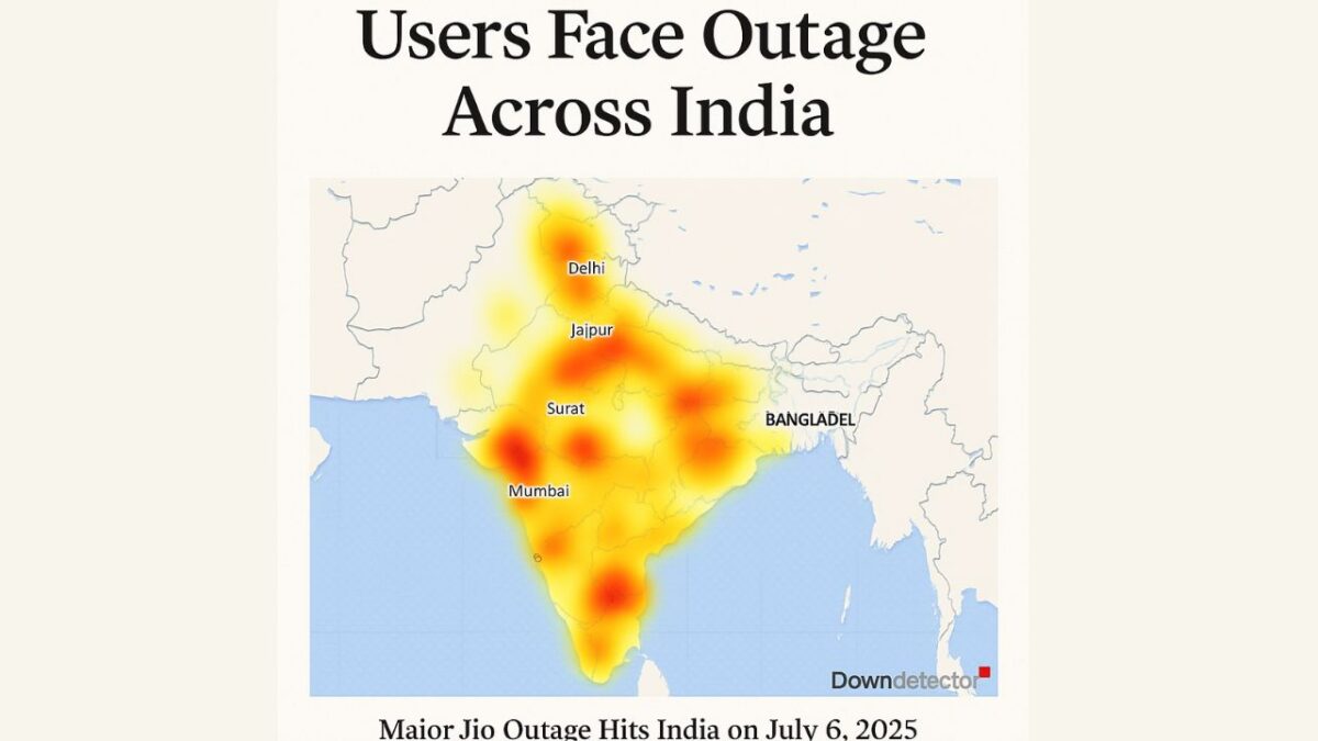 Jio Network Down Users Face Outage Across India